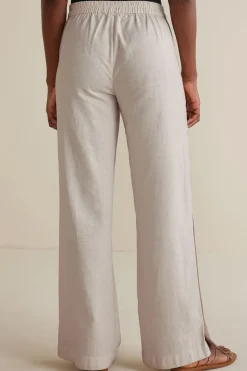 Soft Surroundings Sonoma Linen Blend Wide Leg Pants- Pants