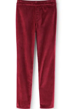 Soft Surroundings Sutton Velveteen Pull-On Slim Leg Pants- Pants