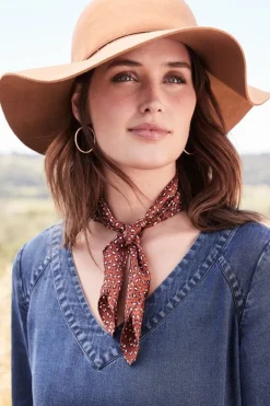 Soft Surroundings Sylvia Silk Square Scarf- Scarves & Wraps