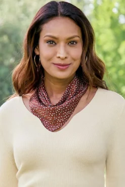 Soft Surroundings Sylvia Silk Square Scarf- Scarves & Wraps