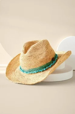 Soft Surroundings Tahitian Cowboy Hat- Jewelry|Hats