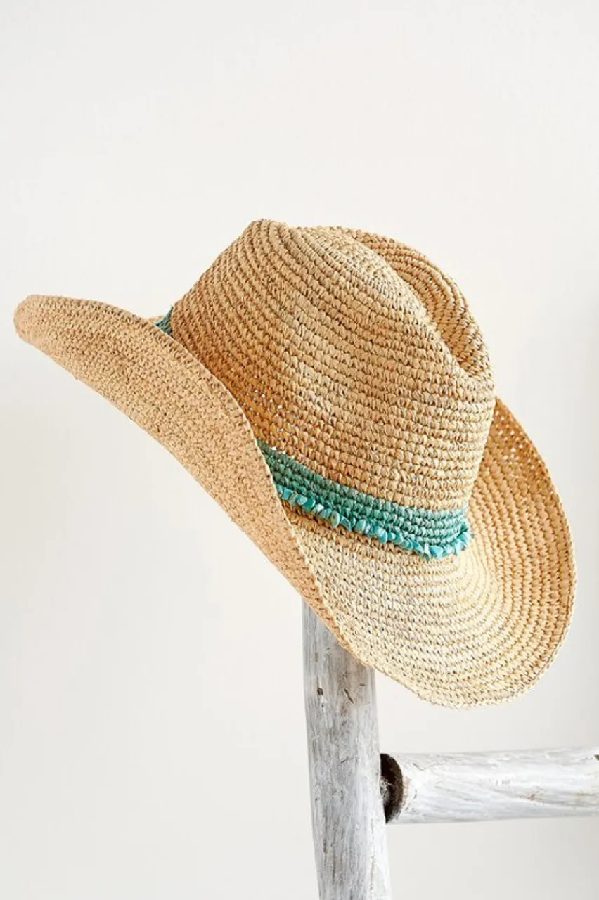 Soft Surroundings Tahitian Cowboy Hat- Jewelry|Hats