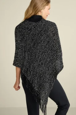 Soft Surroundings Touch Of Sparkle Poncho- Toppers|Jackets & Coats