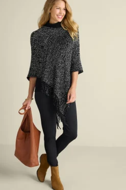 Soft Surroundings Touch Of Sparkle Poncho- Toppers|Jackets & Coats