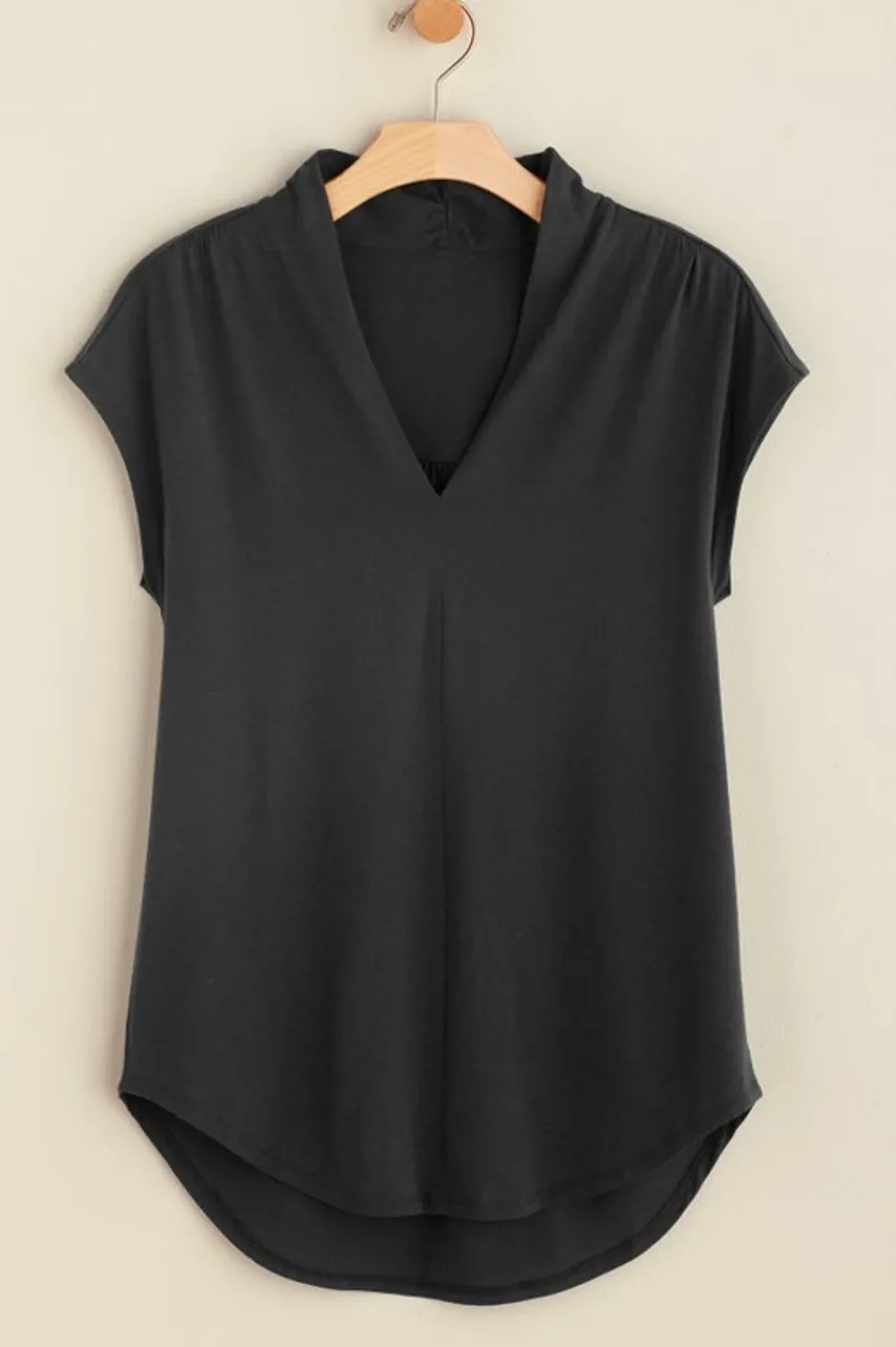 Soft Surroundings Twilight Luau Printed Tunic- Tops
