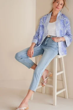 Soft Surroundings Ultimate Denim Slim Leg Crop Jeans- Jeans