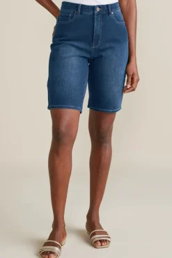 Soft Surroundings Ultimate Denim Slim Leg Shorts- Jeans|Pants