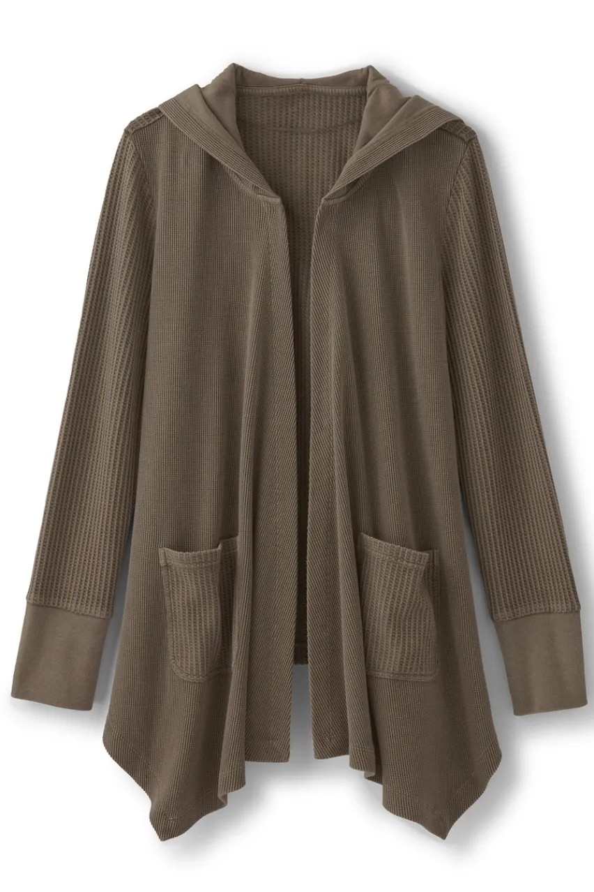 Soft Surroundings Vala Waffle Topper- Toppers|Jackets & Coats