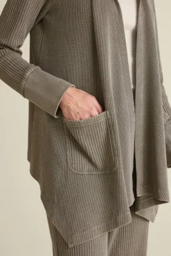 Soft Surroundings Vala Waffle Topper- Toppers|Jackets & Coats