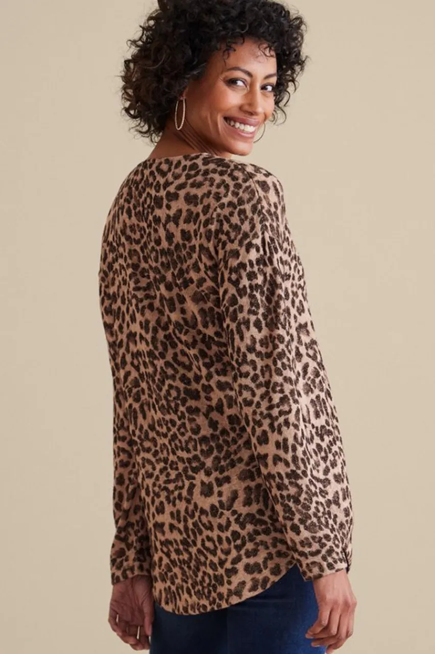 Soft Surroundings Valentina Zip Sweater- Tops|Sweaters & Cardigans