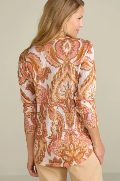 Soft Surroundings Valentina Zip Sweater- Tops|Sweaters & Cardigans