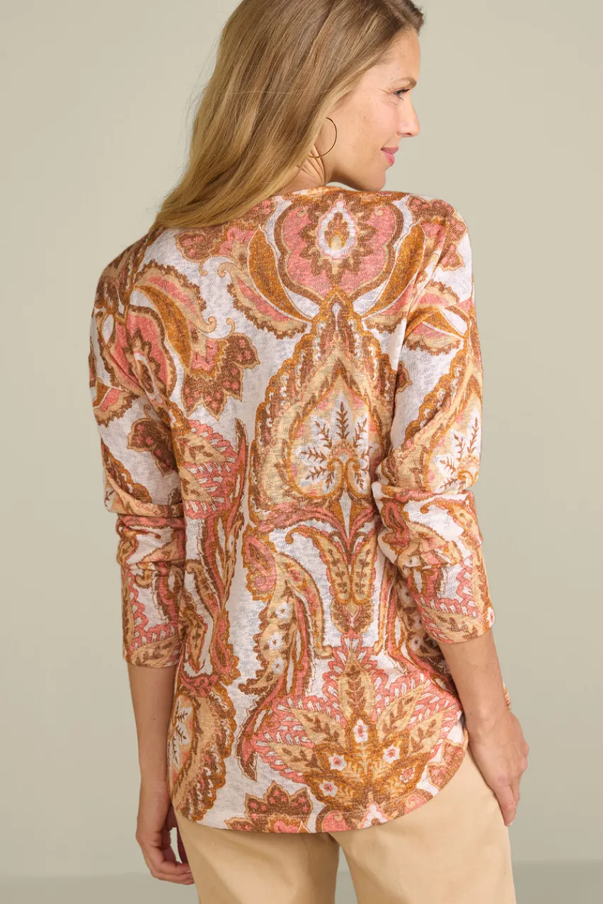Soft Surroundings Valentina Zip Sweater- Tops|Sweaters & Cardigans