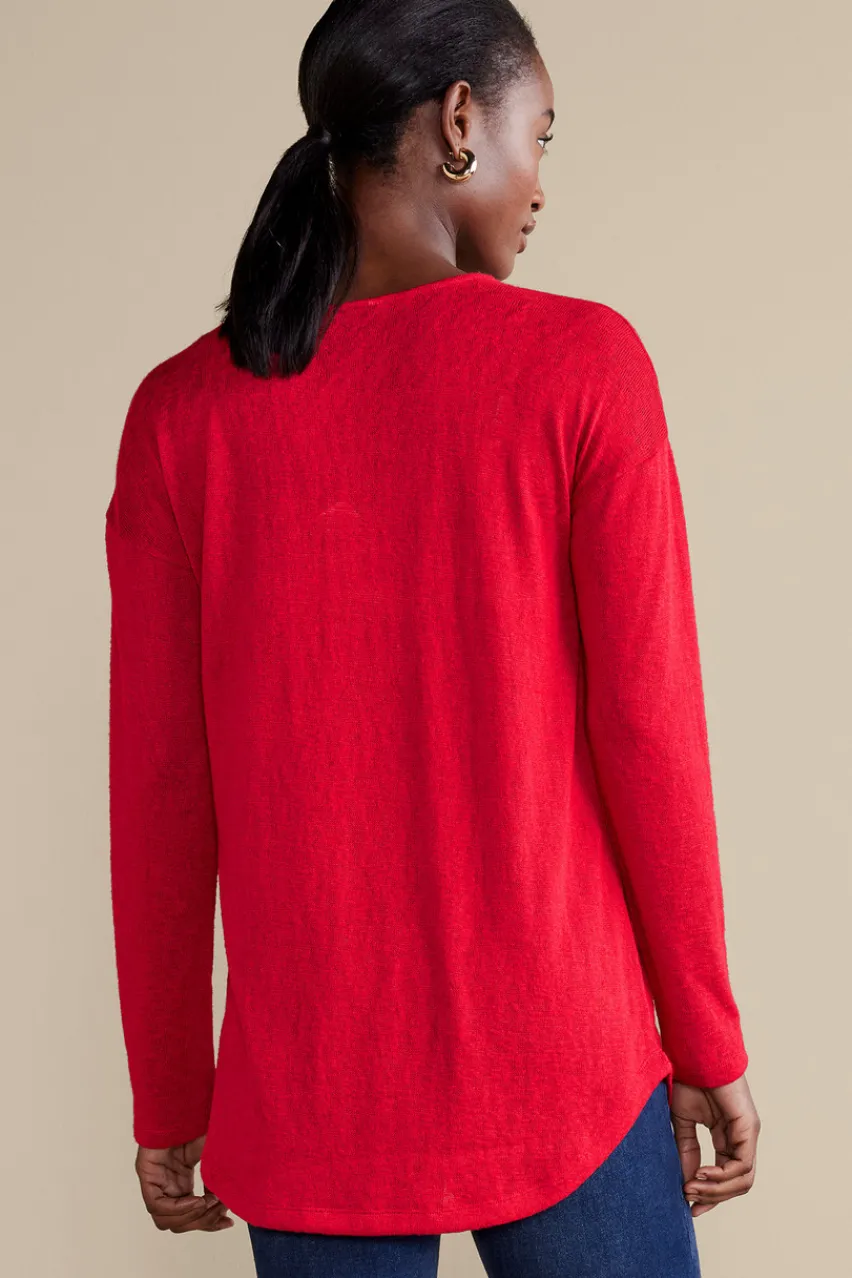 Soft Surroundings Valentina Zip Sweater- Tops|Sweaters & Cardigans