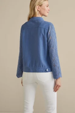 Soft Surroundings Varese Linen Blend Jacket- Jackets & Coats