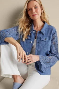 Soft Surroundings Varese Linen Blend Jacket- Jackets & Coats