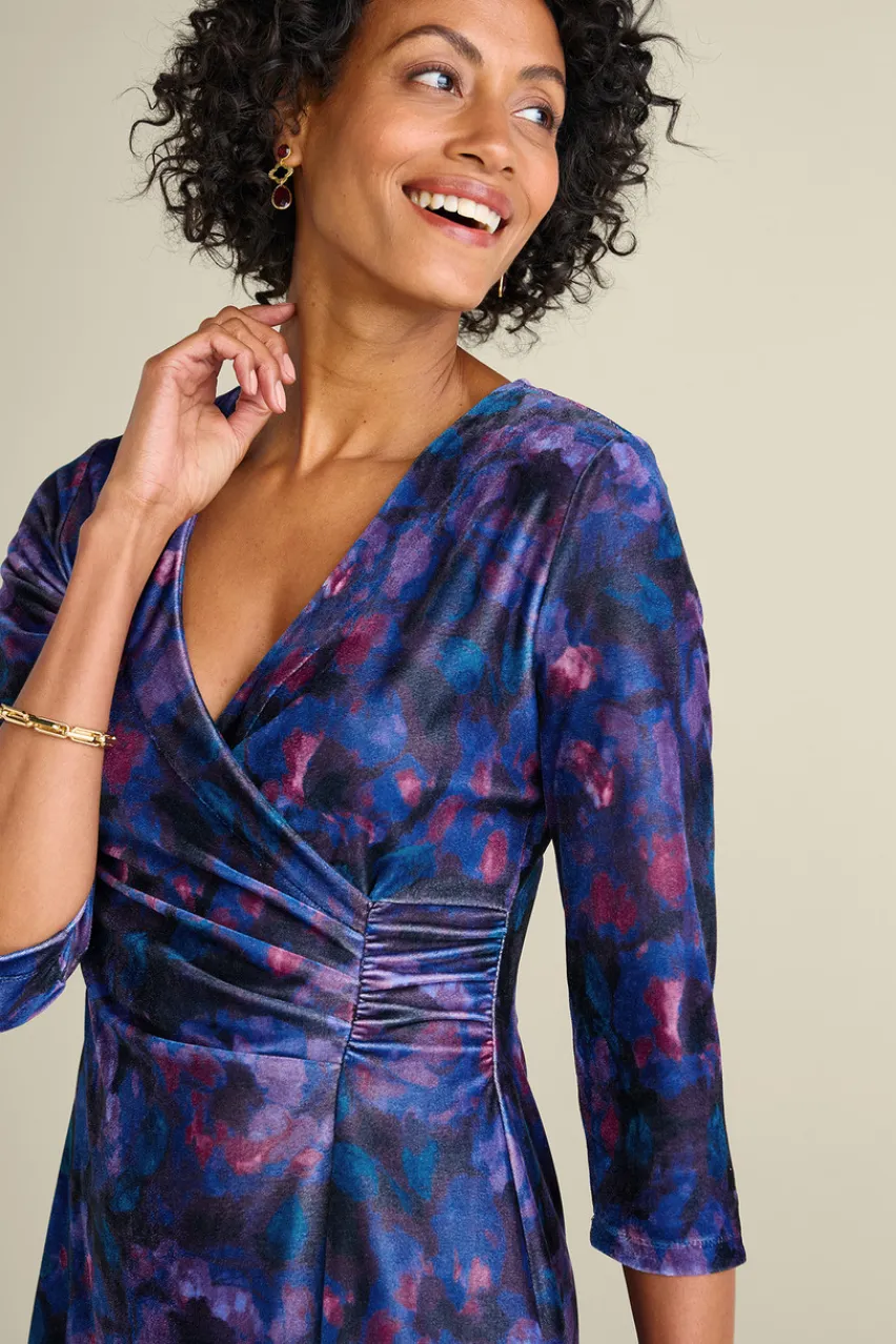 Soft Surroundings Velvet Hyannis Dress- Dresses