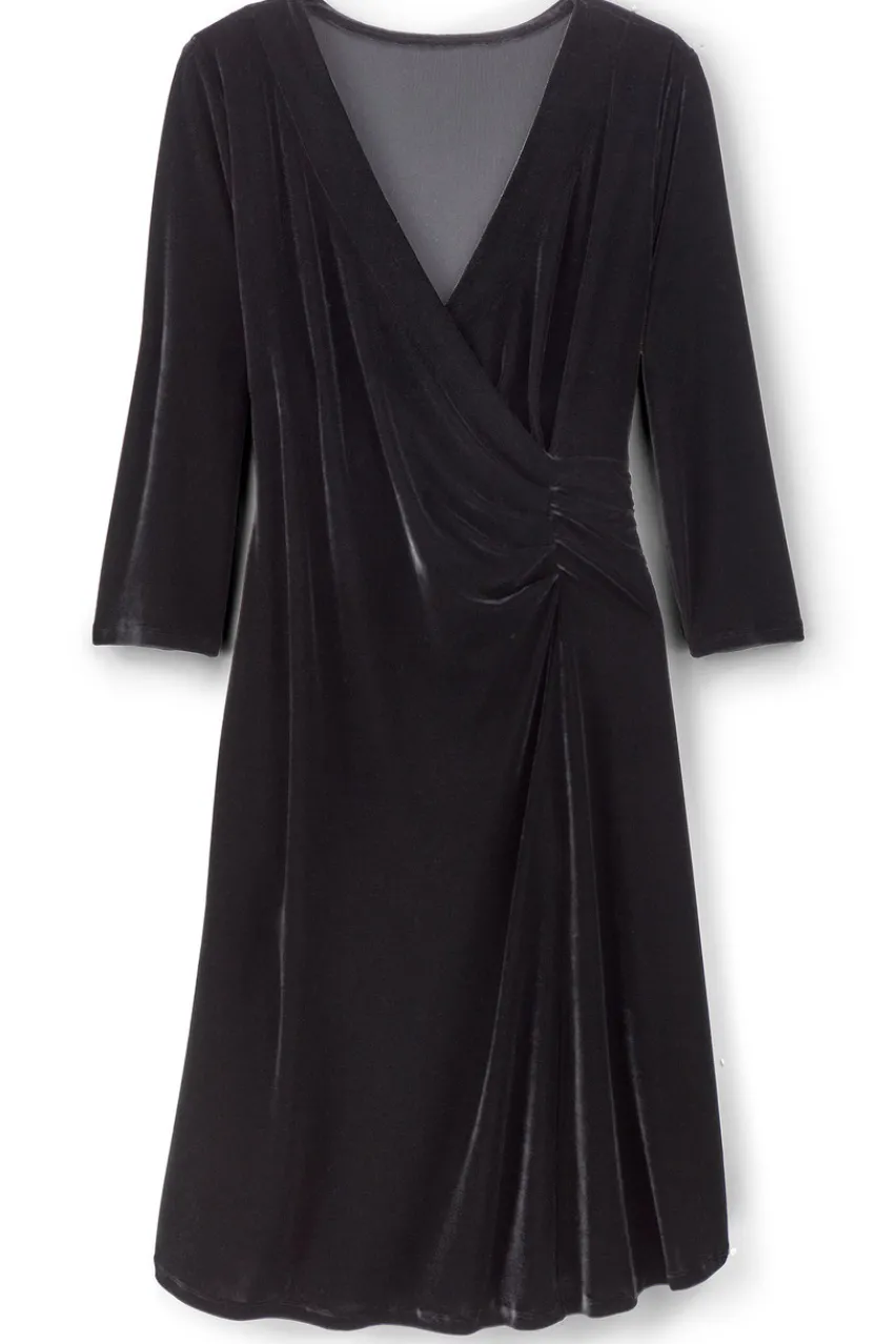 Soft Surroundings Velvet Hyannis Dress- Dresses