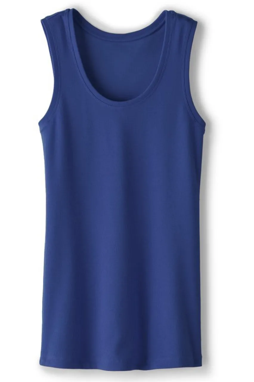 Soft Surroundings Veronica Ribbed Tank- Tops