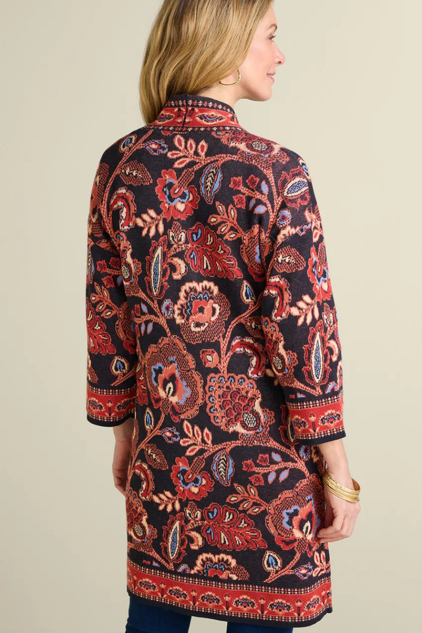Soft Surroundings Vitrine Jacquard Cardigan- Tops|Sweaters & Cardigans