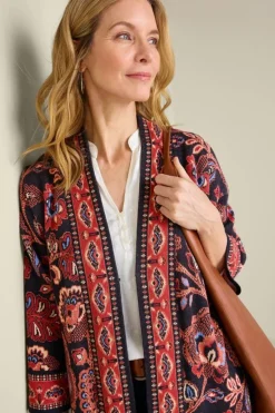 Soft Surroundings Vitrine Jacquard Cardigan- Tops|Sweaters & Cardigans