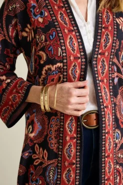 Soft Surroundings Vitrine Jacquard Cardigan- Tops|Sweaters & Cardigans