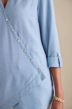Soft Surroundings Washed Tencel™ Tunic- Tops|Tunics & Leggings