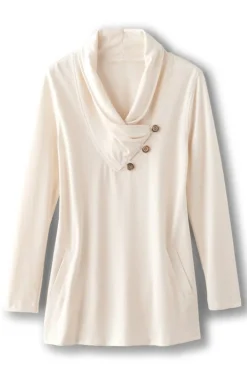 Soft Surroundings Westminster Tunic Sweatshirt- Tops|Tunics & Leggings