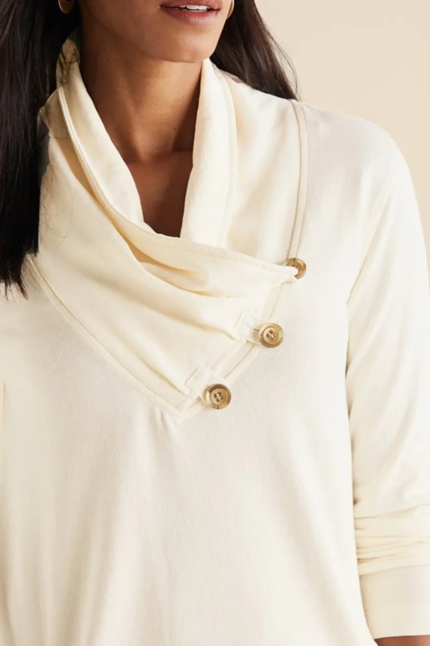 Soft Surroundings Westminster Tunic Sweatshirt- Tops|Tunics & Leggings