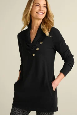 Soft Surroundings Westminster Tunic Sweatshirt- Tops|Tunics & Leggings