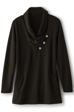 Soft Surroundings Westminster Tunic Sweatshirt- Tops|Tunics & Leggings