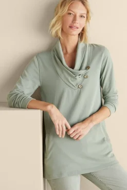 Soft Surroundings Westminster Tunic Sweatshirt- Tops|Tunics & Leggings