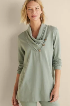 Soft Surroundings Westminster Tunic Sweatshirt- Tops|Tunics & Leggings