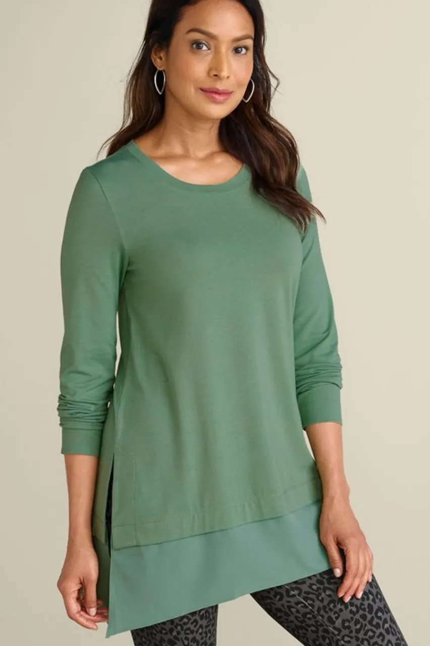 Soft Surroundings Willa Layered Tunic- Tops