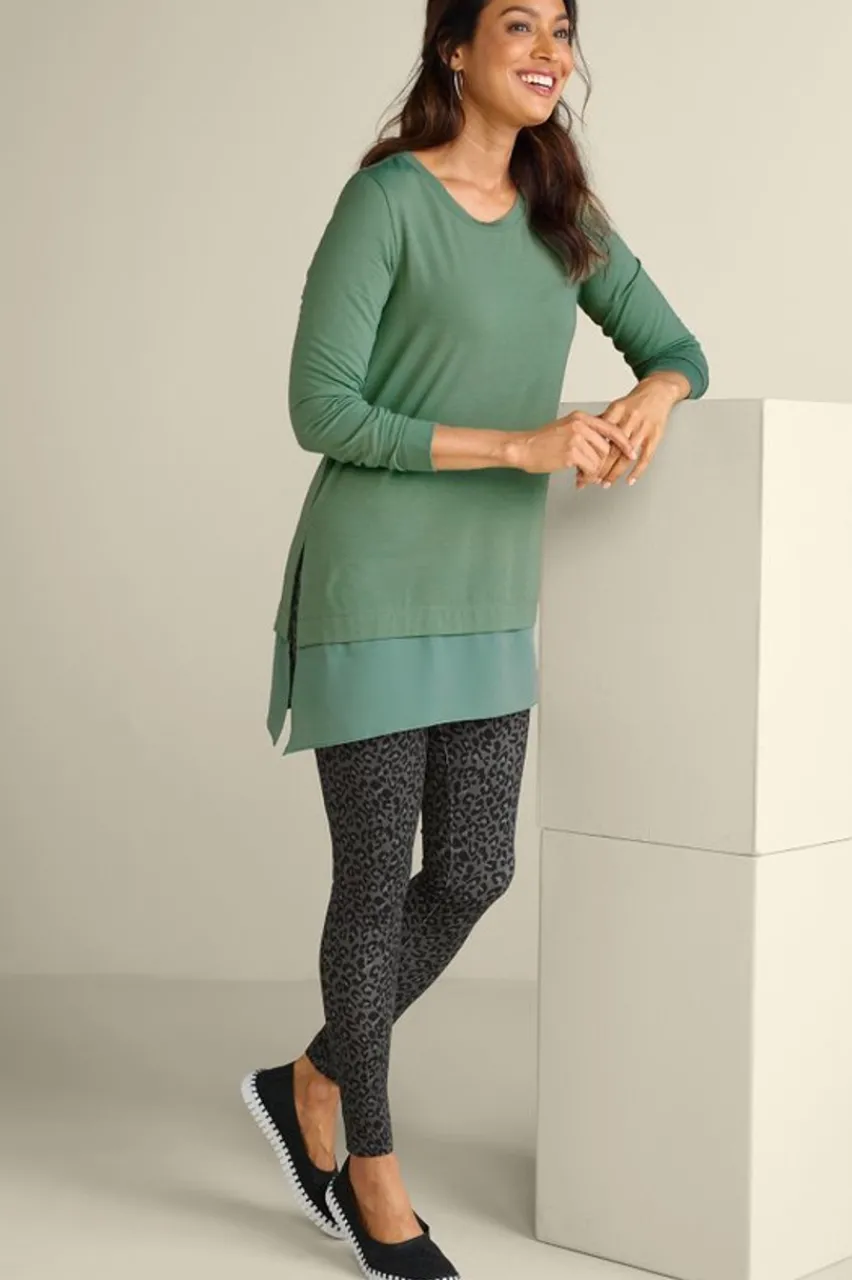 Soft Surroundings Willa Layered Tunic- Tops