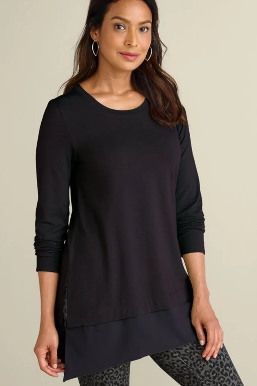 Soft Surroundings Willa Layered Tunic- Tops