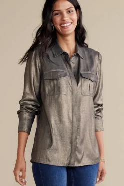 Soft Surroundings Zafina Shirt- Tops