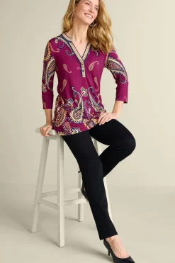 Soft Surroundings Zennia Printed Tunic- Tops