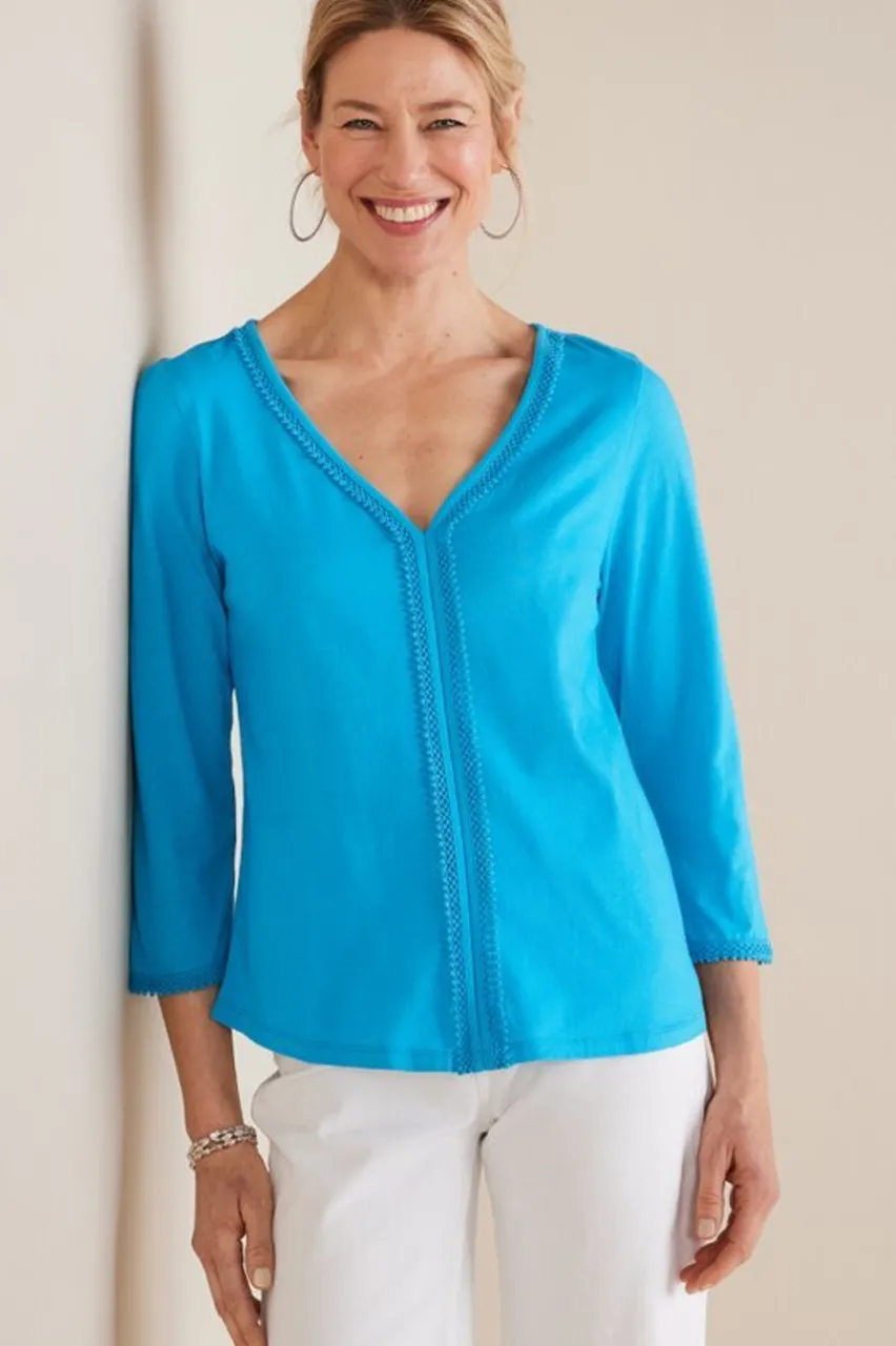 Soft Surroundings Zoey Tee- Tops